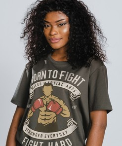 Born To Fight Unisex Tee - Funny Boxing Shirt, Boxer Shirt, Boxing Gift for Movie Fans, Gym Shirts, Boxing Coach Tee