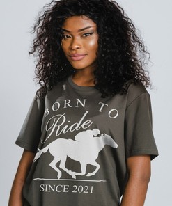 Born To Ride Unisex Tee - Horse Rider Shirt, Horse Racing Shirt, Funny Horse Tshirt for Movie Fans