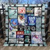 Born To Ski Quilt Blanket Ylh5 for Skiing Enthusiasts