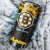 Boston Bruins NHL Tumbler - Beautiful Sunflower Design to Brighten Your Day