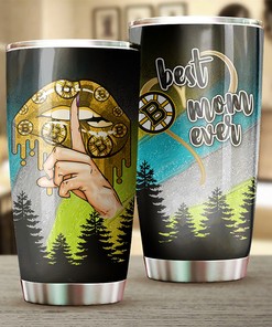 Boston Bruins NHL Tumbler: Best Mom Ever with Custom Design, Perfect Tumbler Gift for NHL Fans