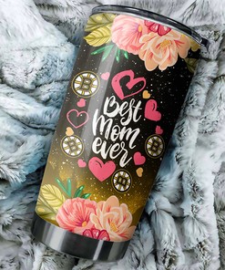 Boston Bruins NHL Tumbler - Keep Your Drink Hot or Cold with This Cool Flower Design