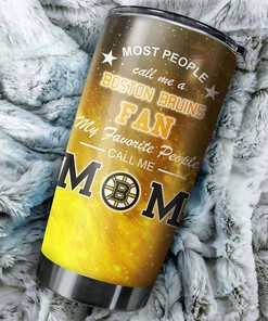 Boston Bruins NHL Tumbler: Mom Tumbler with NHL Logo, Perfect for Dedicated Fans