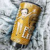 Boston Bruins NHL Tumbler featuring Betty Boop Design - Custom Drinkware for Fans