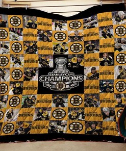 Boston Bruins Quilt Bedding Set - Perfect for Hockey Lovers