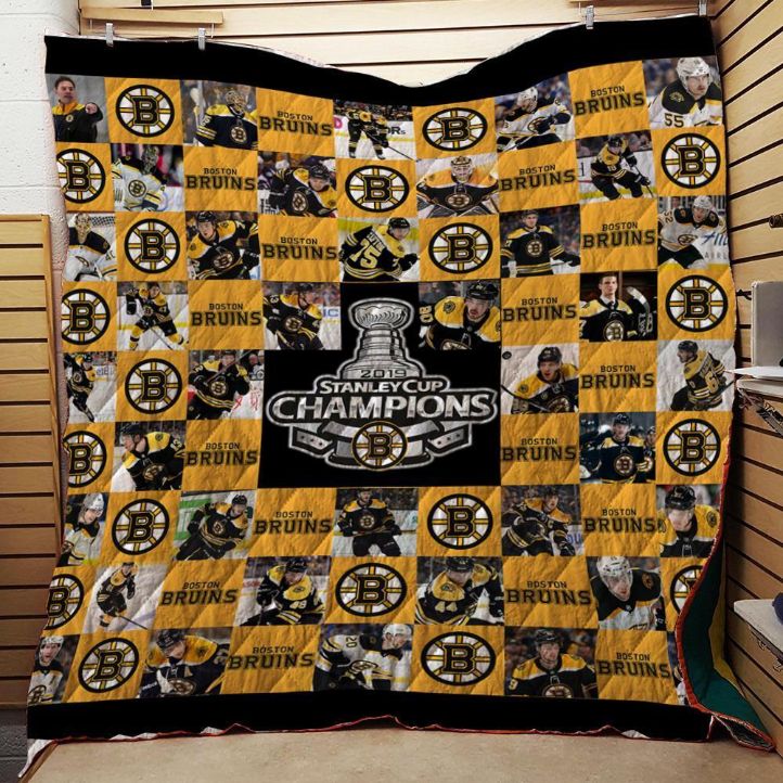 Boston Bruins Quilt Bedding Set - Perfect for Hockey Lovers