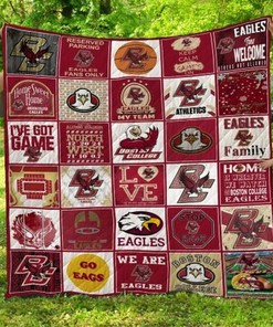 Boston College Eagles NCAA Quilt Bed Cover for a Stylish and Comfy Bed