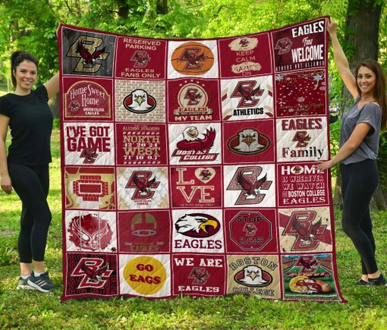 Boston College Eagles Ncaa Quilt Bedding Set