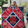 Boston Red Sox EST 1901 Quilt Blanket - Show Your Fandom