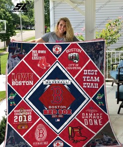 Boston Red Sox EST 1901 Quilt Blanket - Show Your Fandom