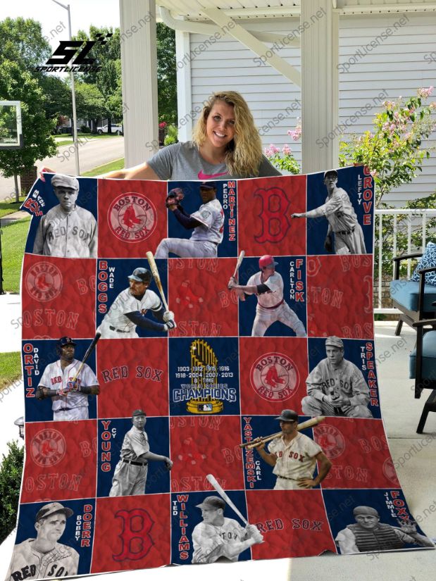 Boston Red Sox Love Quilt Bedding Set - Celebrate Your Fandom in Style