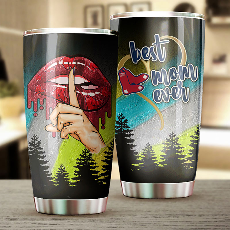 Boston Red Sox MLB Tumbler - Best Mom Ever Personalized Gift for Baseball-loving Moms - Image 2