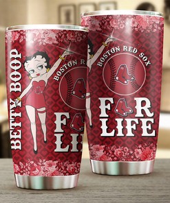 Boston Red Sox MLB Tumbler Celebrating Betty Boop