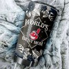Boston Red Sox MLB Tumbler for World's Best Mom with Personalized Touch and MLB Logo