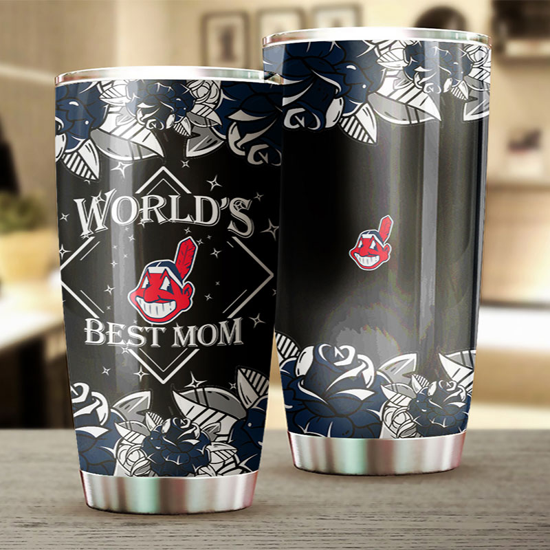 Boston Red Sox MLB Tumbler for World's Best Mom with Personalized Touch and MLB Logo - Image 2