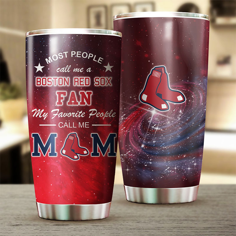 Boston Red Sox MLB Tumbler for proud baseball moms with MLB logo