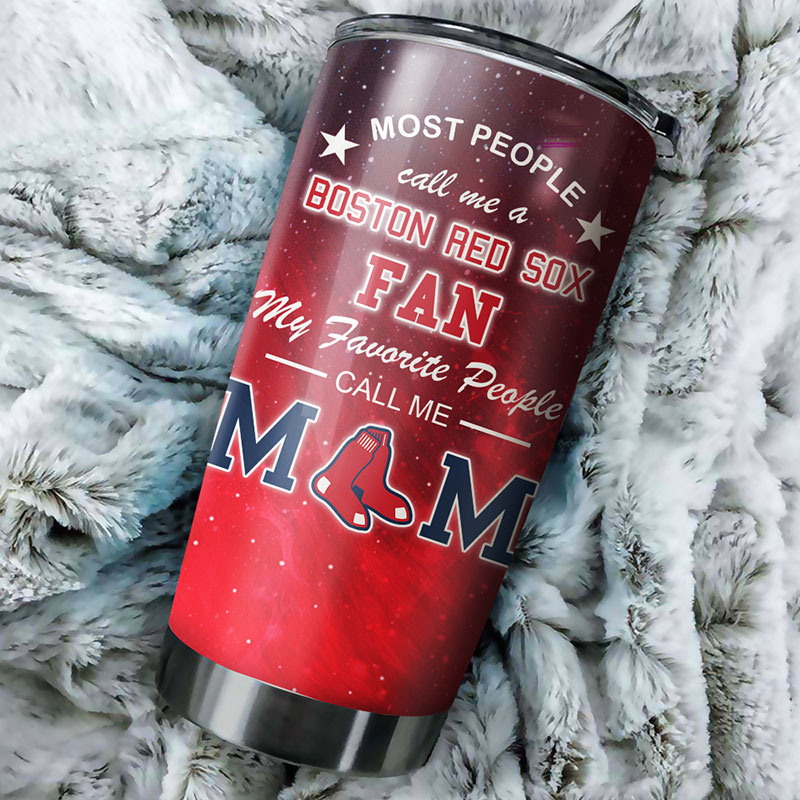 Boston Red Sox MLB Tumbler for proud baseball moms with MLB logo - Image 2