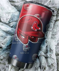 Boston Red Sox MLB Tumbler with funny dog quote for animal lovers and MLB logo