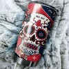 Boston Red Sox MLB Tumbler with skull design and MLB logo