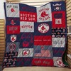 Boston Red Sox Quilt Blanket for Baseball Enthusiasts