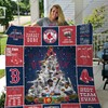 Boston Red Sox Tree Quilt Blanket - Perfect for Baseball Fans
