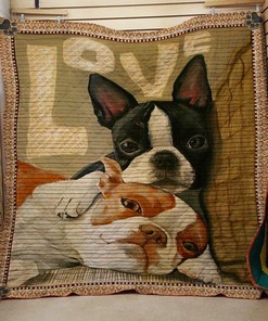 Boston Terrier 8030013 Quilt Blanket - Show your love for Boston Terriers quilt blanket featuring the breed.