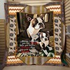 Boston Terrier P210301 Quilt Bedding Set for Dog Lovers