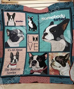 Boston Terrier Quilt Blanket - Perfect for Dog Lovers