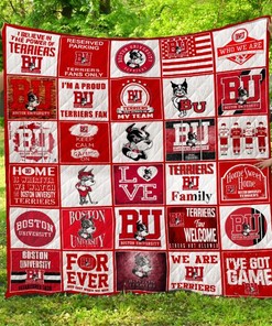 Boston University Terriers Quilt Blanket - Celebrate Your Alma Mater in Style