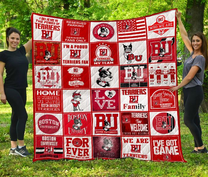 Boston University Terriers Quilt Blanket - Celebrate Your Alma Mater in Style