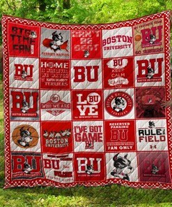 Boston University Terriers Quilt Blanket - Ideal for Sports Fans