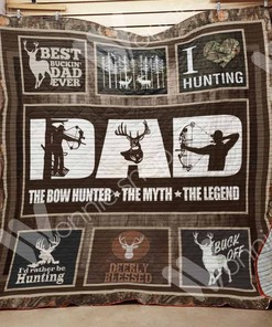 Bow Hunting Dad's Love Quilt Bedding Set