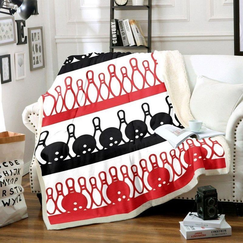 Bowling Premium Comfy Sofa Throw Blanket - Perfect for Bowling Night
