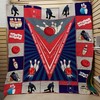 Bowling enthusiasts, add this fun quilt blanket to your collection