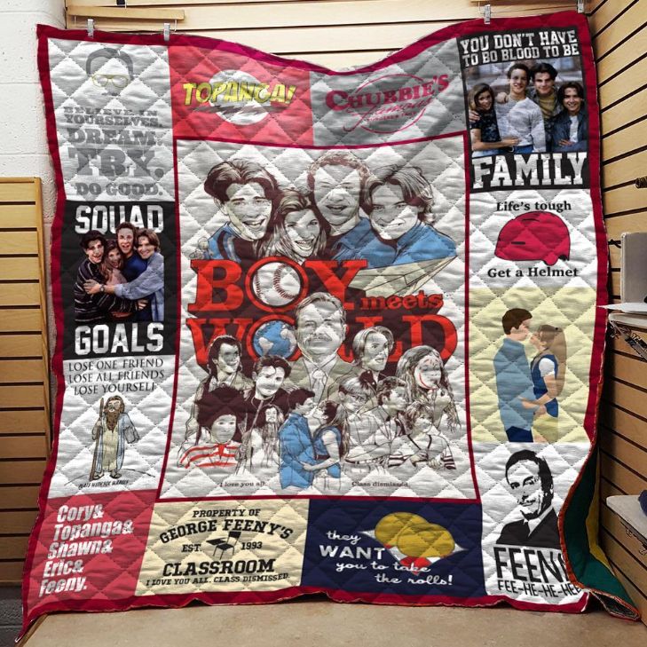 Boy Meets World Inspired Quilt Bedding Set - Perfect for Any Fan