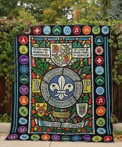 Boy Scout Memory CLA31100015Q Quilt Blanket Bed Set Cute for Kids