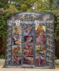 Boy Scouts Quilt Blanket - Do A Good Turn Daily Bedding