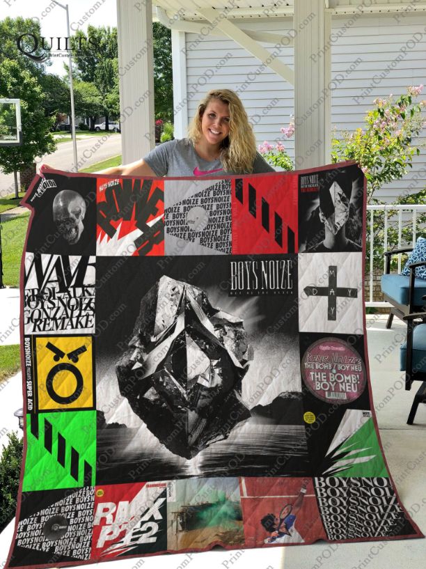 Boys Noize Albums For Fans Collected Quilt Blanket - Keep Warm With Boys Noize's Best Albums Quilt Blanket For Fans