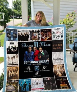 Boyz II Men 35th Anniversary Quilt Blanket - Celebrate the Iconic R&B Group