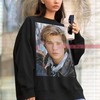 Brad Pitt 90s Homage Sweatshirt | Retro Aesthetic Tee Sweater | Once Upon A Time Fan T-Shirt | Brad Pitt Gift Shirt