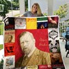 Bram Stoker Collection Quilt Blanket, Great for Horror Fans