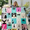 Breakfast At Tiffany Love Collected Quilt Blanket for Fans of Breakfast at Tiffany's