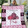 Breast Cancer Awareness Pumpkin Quilt Blanket: Honor the Survivors and Remember the Fighters