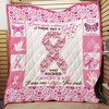 Breast Cancer Survivor Quilt Blanket: Tribute To A Fighter