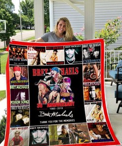 Bret Michaels Quilt Blanket I1D2 Rock Band Bedding Set
