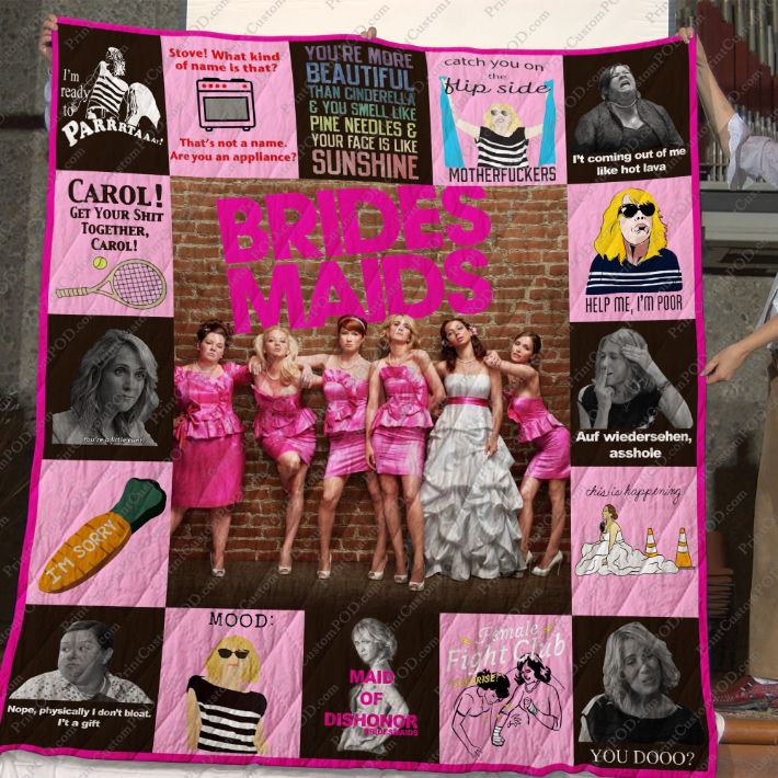 Brides Maids Collection Collected Quilt Bedding Set - Featuring Nostalgic Movie Characters