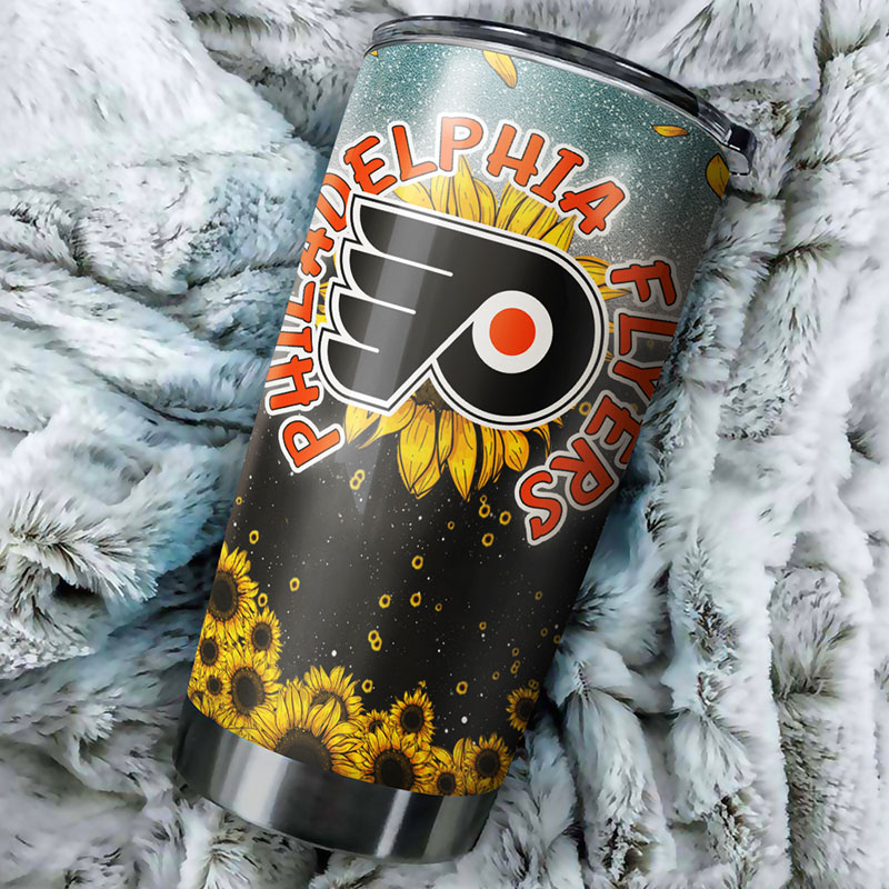 Brighten Your Day with This Sunflower Flyers NHL Tumbler - Image 2
