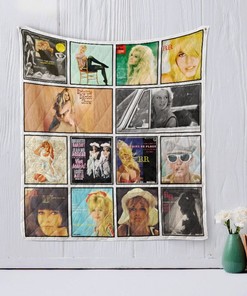 Brigitte Bardot Quilt Blanket - Perfect for Fans