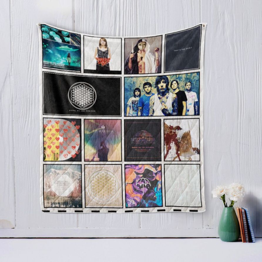 Bring Me The Horizon Albums Quilt Bedding Set for Metalcore Fans