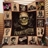 Bring Some Frankie Fun To Your Home With This Frankenstein Halloween Frankie Says Relax Quilt Blanket